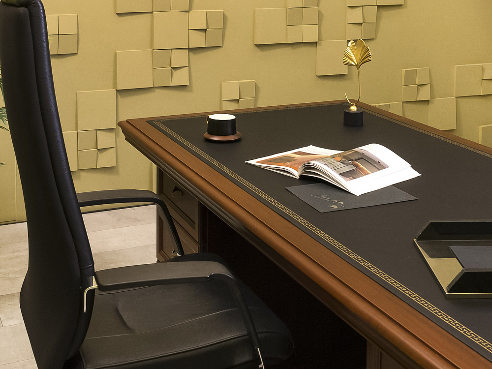 Стол для руководителя  NAPOLI MODULA МДФ Орех Италия  СРПХ-19085