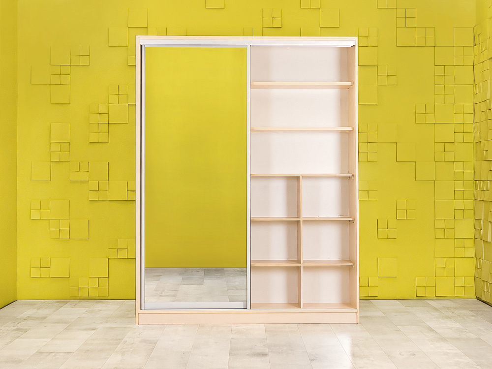 Шкаф для одежды ЛДСП Клен Россия  ШГ2ДВ-21025