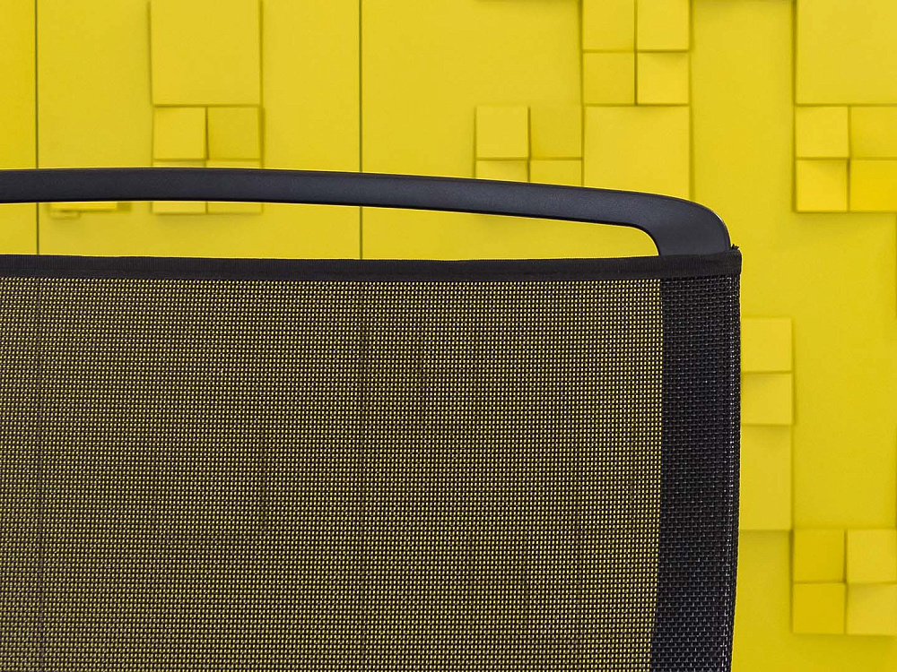 Офисное кресло для персонала на колесах GIERRE Кожа Оранжевый Италия_КПКО-080824