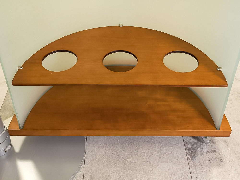 Журнальный столик Стекло Орех  СЖКС-25046