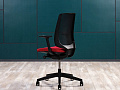 Офисное кресло для персонала на колесах Profim Ткань Красный Польша_КПТК-160323