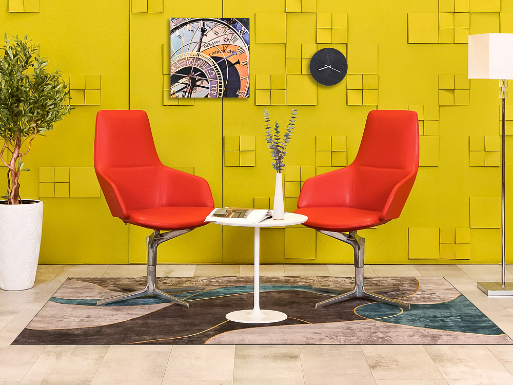 Мягкое кресло  ARPER Кожа Красный Италия  КНКК-31036