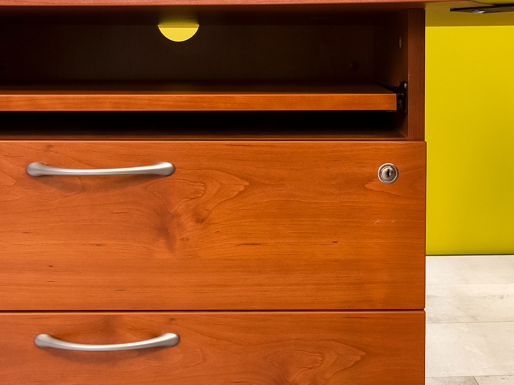 Кабинет руководителя Bosse Luxe Камбио ЛДСП Ольха Россия_КРЛ-291124