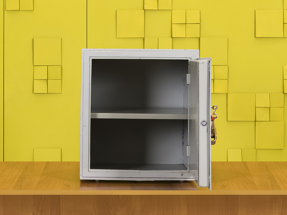 Сейф Crosna Металл Серый  СЕЙФ8-21105