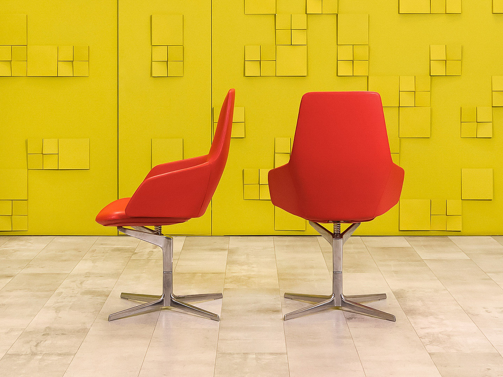 Мягкое кресло  ARPER Кожа Красный Италия  КНКК-31036