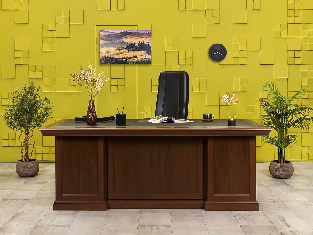 Стол для руководителя  NAPOLI MODULA МДФ Орех Италия  СРПХ-19085