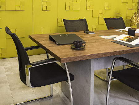 Офисный стол для переговоров ЛДСП Орех  СГПХ-05125