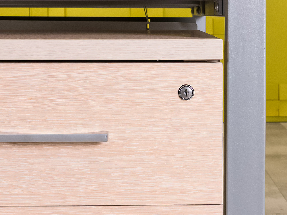 Комплект офисной мебели на 2 человека ЛДСП Зебрано Россия_ГКЗ-290324