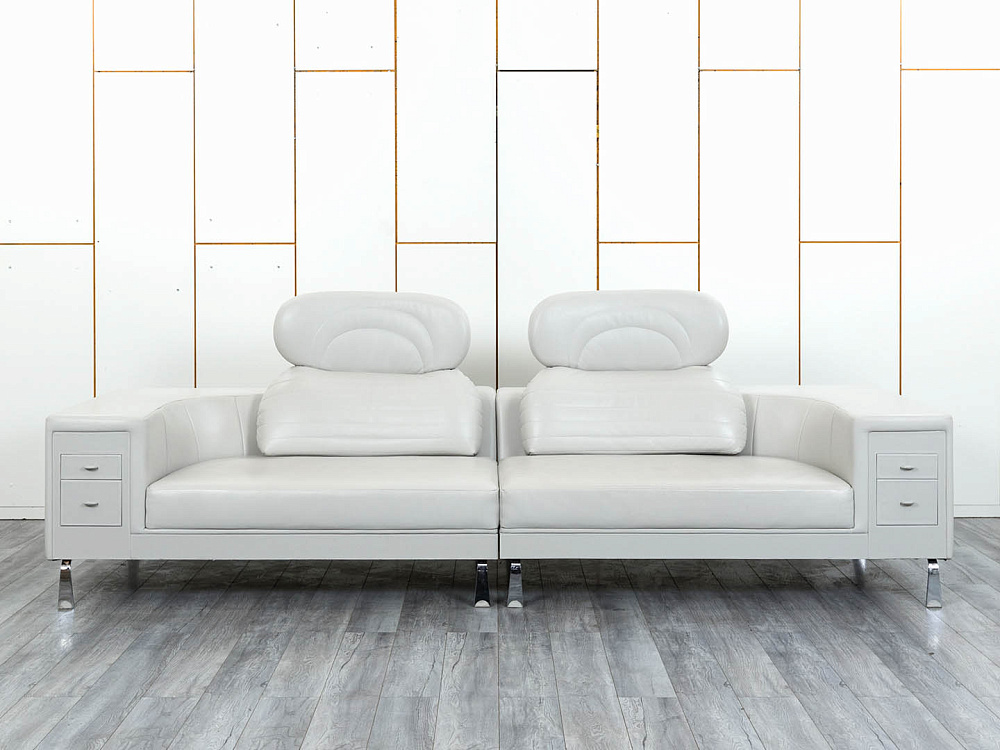 Офисный диван I4 Mariani Кожа Серый Limosine  (ДНКС-17094)