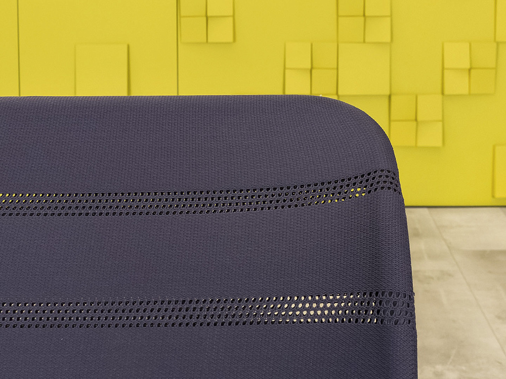 Конференц кресло для переговорной на полозьях ZUCO Ткань Серый Швейцария_КДТС-260224