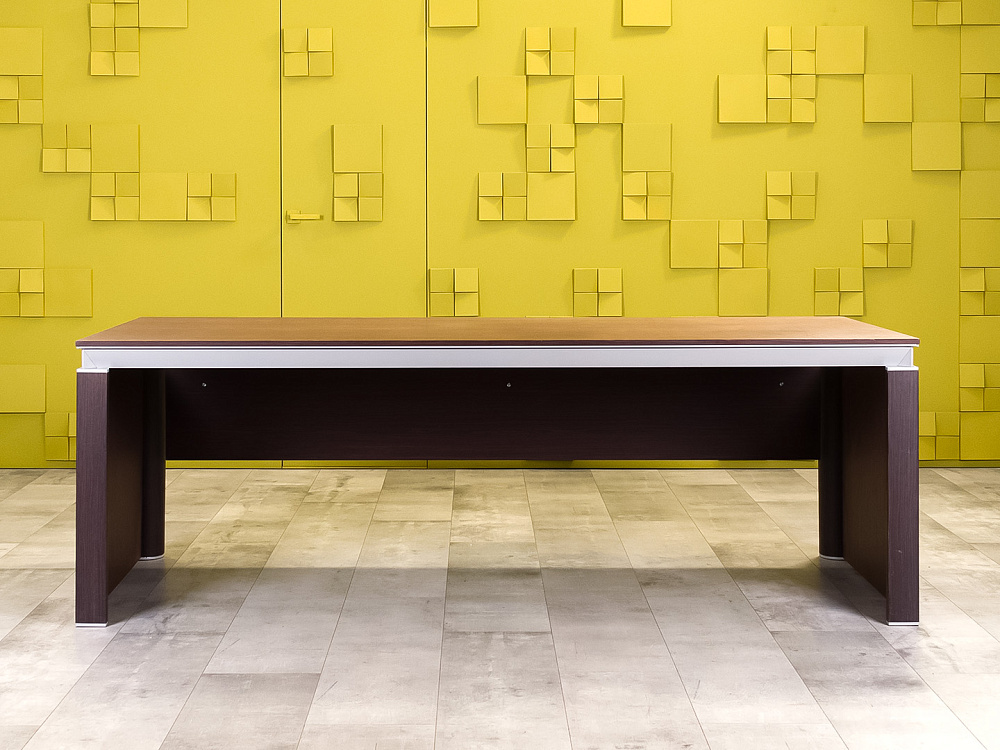 Стол для руководителя HAN 2200x1000 Шпон Венге Италия_СРПЕ-061022