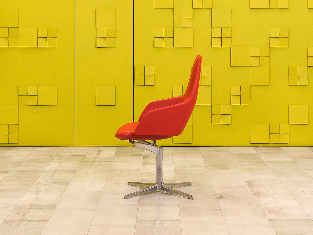 Мягкое кресло  ARPER Кожа Красный Италия  КНКК-31036