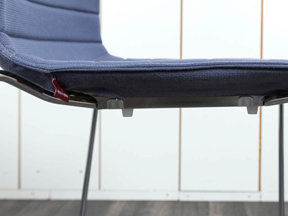 Барный стул Arper  Ткань Синий   (УНТН-01023)