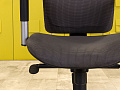 Офисное кресло для персонала на колесах Ткань Серый Импорт_КПТС-250324