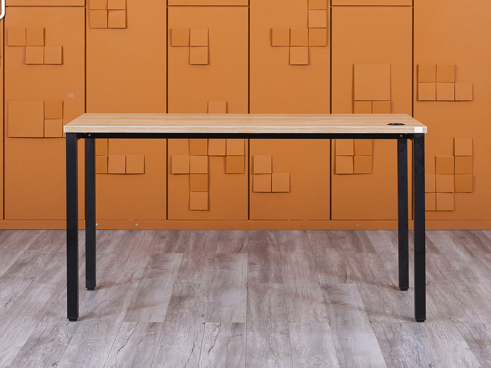 Офисный стол прямой  1 400х600х750 ЛДСП Зебрано   (СППЗ-21085)