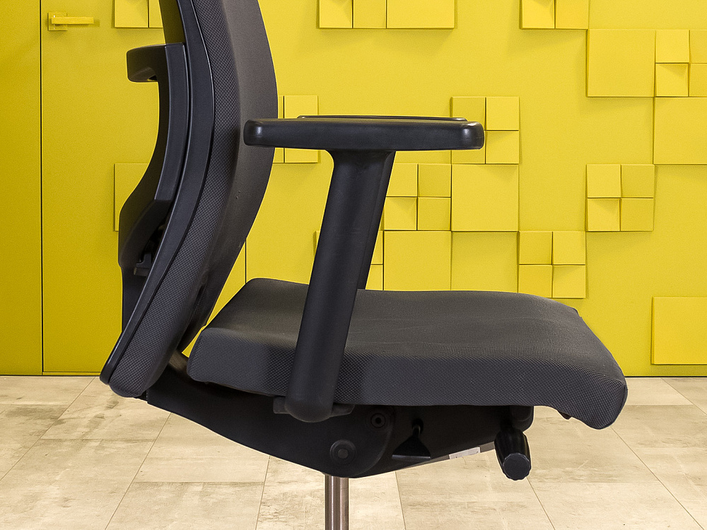 Офисное кресло для персонала на колесах Comforto HAWORTH Ткань Серый США_КПТС1-251223