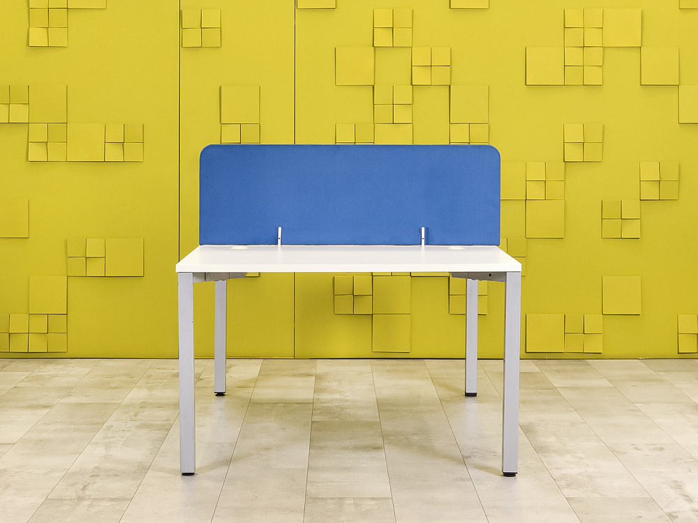 Комплект офисной мебели стол с тумбой  ЛДСП Белый  ГКБ-26115