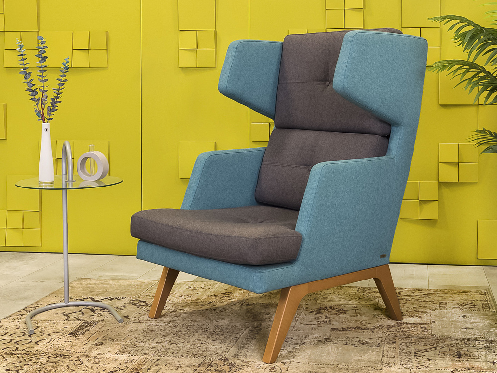 Мягкое кресло October 12 Profim Ткань Серый Польша  КНТС-26025