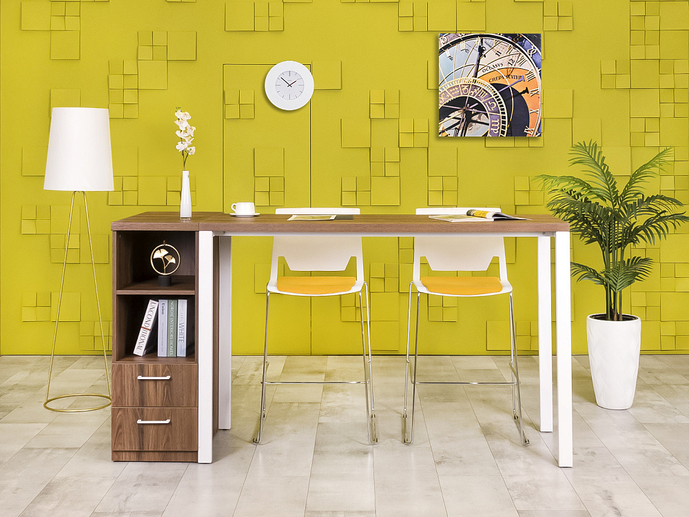 Обеденный стол ЛДСП Орех  СГПХ1-10125