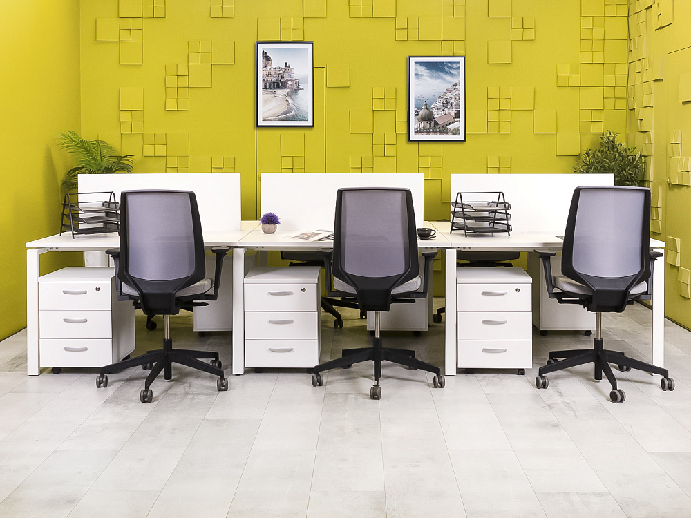 Комплект офисной мебели   ЛДСП Белый Россия  ГКБ-24045