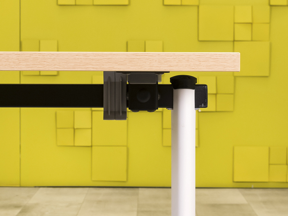 Офисный стол прямой 1200x600 ЛДСП Зебрано Импорт_СППЗ1-160823