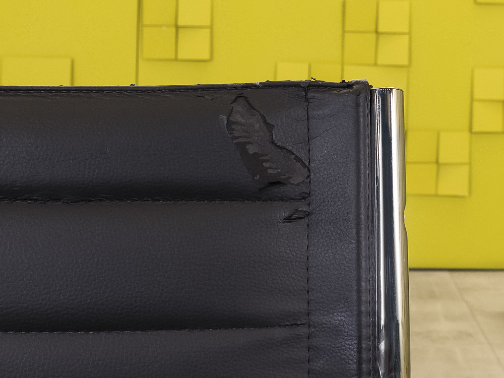 Конференц кресло для переговорной на колесах Кожзам Чёрный Россия_КНКЧ-310524