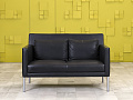 Комплект мягкой мебели WALTER KNOLL 1300x690 Кожа Чёрный Германия_ДНКЧК-190124