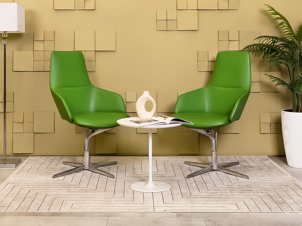 Мягкое кресло  ARPER Кожа Зелёный Италия  КНКЗ-19036