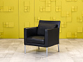 Комплект мягкой мебели WALTER KNOLL 1300x690 Кожа Чёрный Германия_ДНКЧК-190124