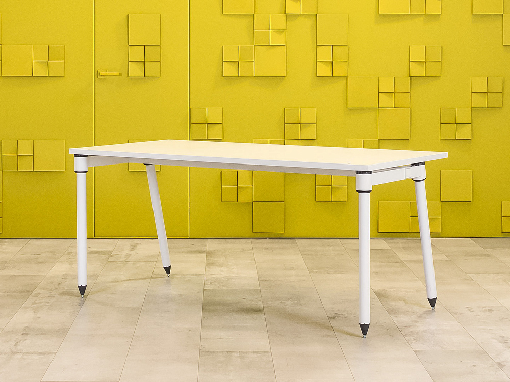 Офисный стол прямой Herman Miller 1600x800 ДСП Белый США_СППБ-111122