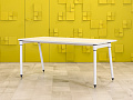Офисный стол прямой Herman Miller 1600x800 ДСП Белый США_СППБ-111122
