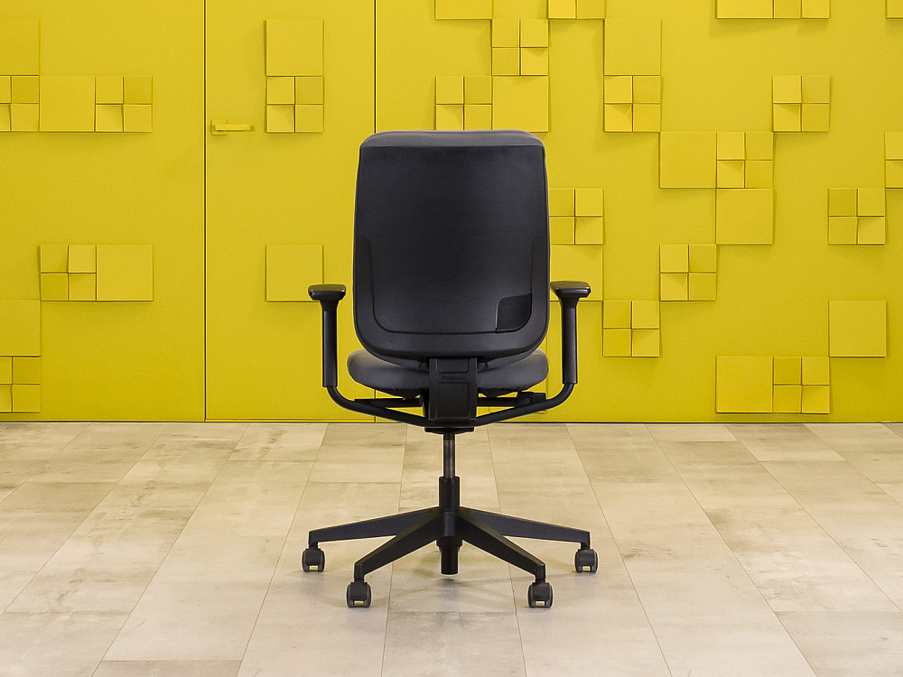 Офисное кресло для персонала на колесах Steelcase Ткань Серый Франция_КПТС-010224