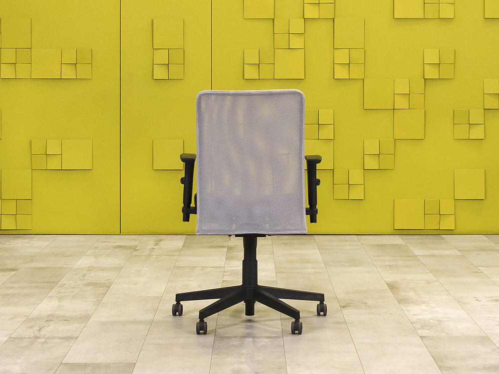 Офисное кресло для персонала на колесах FORSIT Ткань Серый Италия_КПТС2-250724