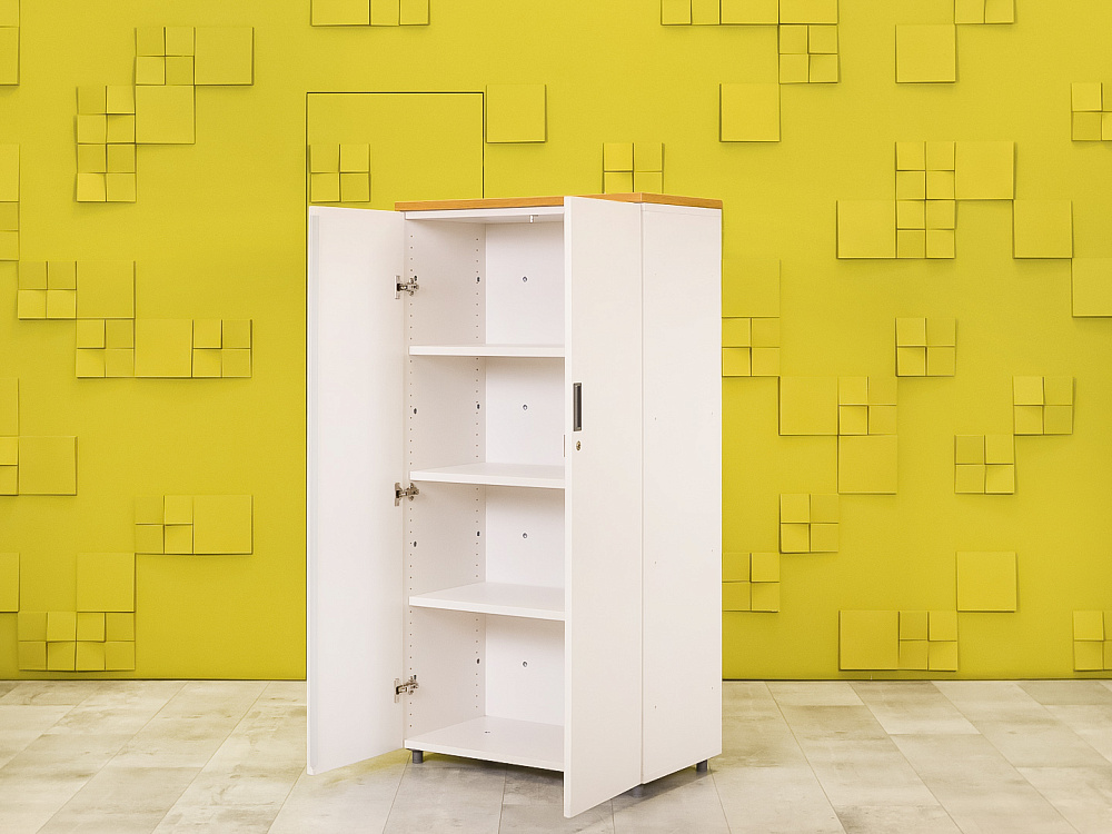 Комплект офисной мебели стол с тумбой  Vitra ЛДСП Белый Швейцария  ГКБ3-04026