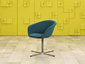 Мягкое кресло ARPER Ткань Синий Италия  КНТН-30016