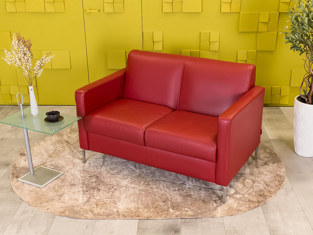 Офисный диван Herman Miller 1280x780 Кожа Красный США_ДНКК-270324