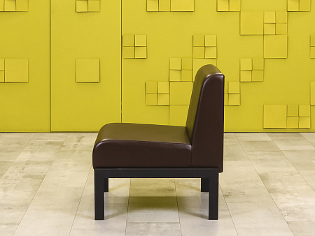 Мягкое кресло Лофт Сандра Кожзам Коричневый Россия  КНКК-18036