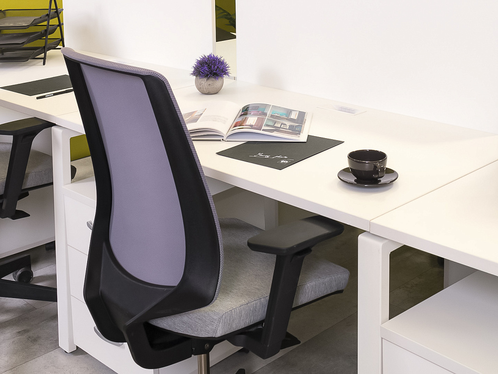 Комплект офисной мебели   ЛДСП Белый Россия  ГКБ-24045