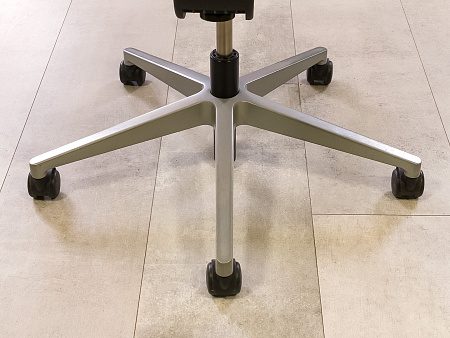 Офисное кресло для персонала на колесах Reply Air Steelcase Ткань Синий Франция_КПТН1-040824
