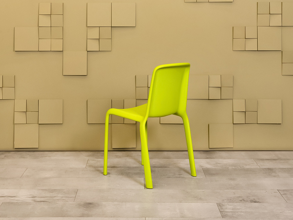 Офисный стул  Snow Pedrali Пластик Зелёный Италия  УНПЗ1-04026