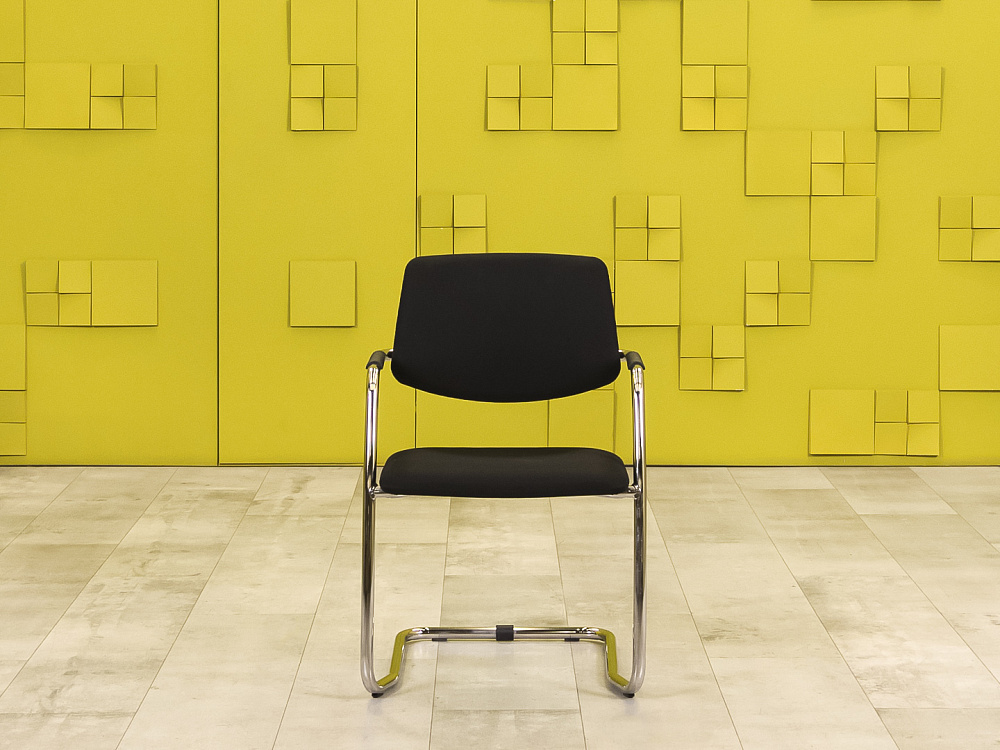 Конференц кресло для переговорной  Profoffice Ткань Чёрный   КДТЧ2-31036