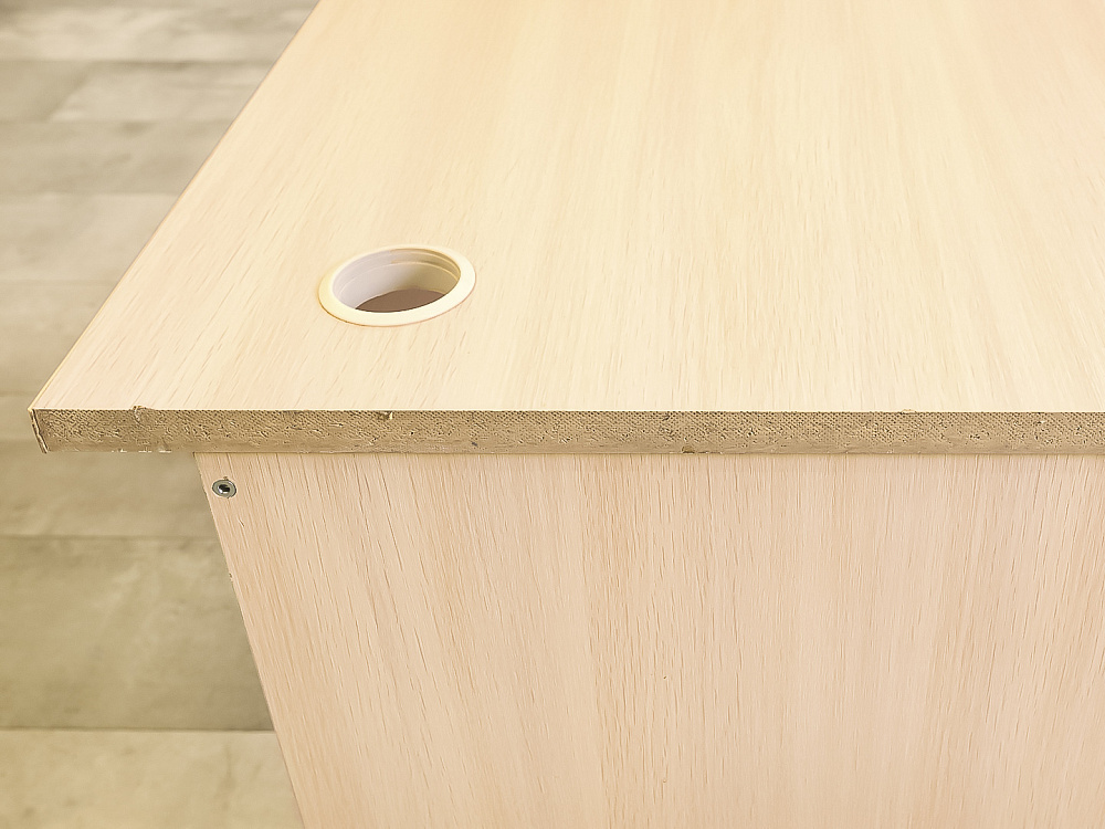 Офисный стол прямой ЛДСП Клен  СППВ-30036