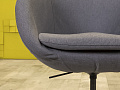 Конференц кресло для переговорной IKEA Ткань Серый Импорт  КПТС-02106