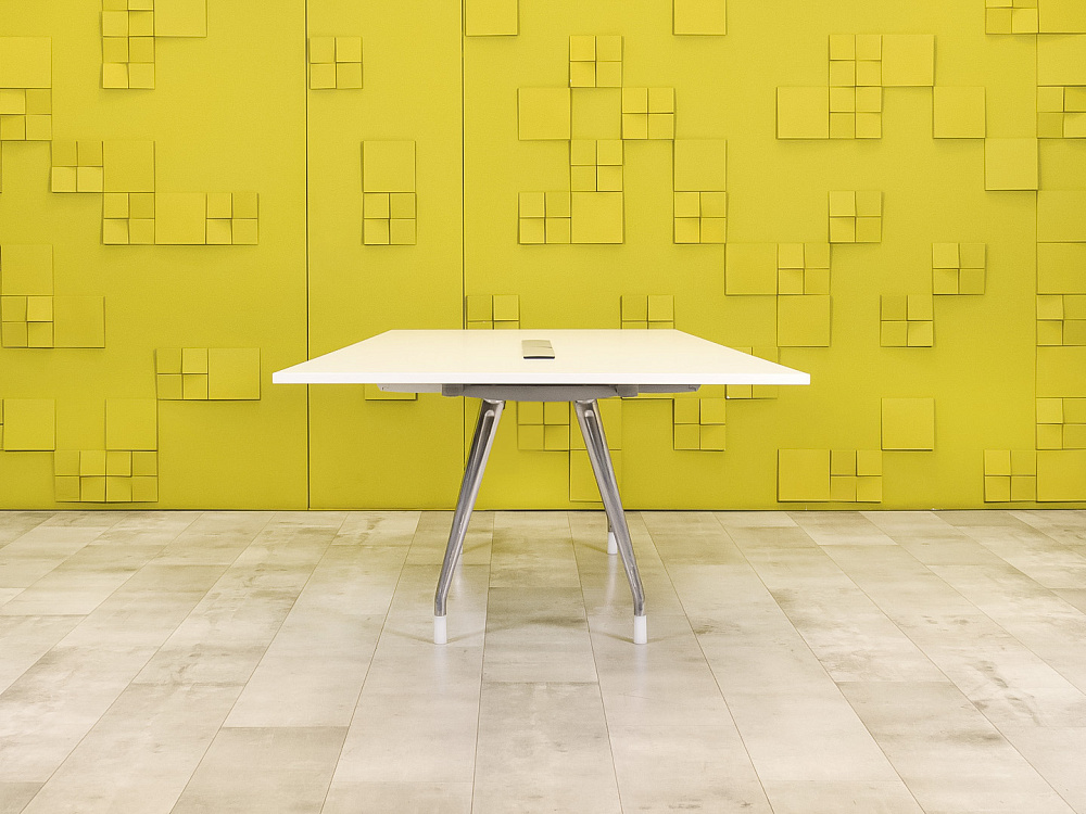 Офисный стол для переговоров Herman Miller 2200x1300x740 ЛДСП Белый США_СГПБ3-260923