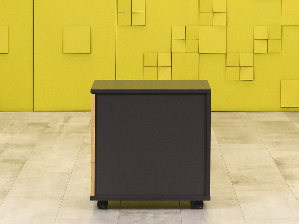 Офисная тумба выкатная  ЛДСП Орех Россия  ТВ3ЯХ-22046