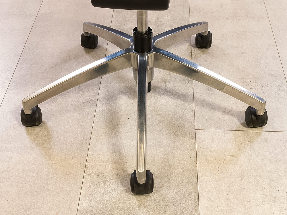 Офисное кресло для персонала на колесах Sitland Ткань Чёрный; Серый Италия_КПТЧ-140824