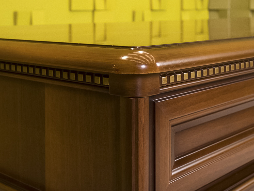 Стол для руководителя  Joconda Miassmobili ЛДСП Орех Россия  СРПХ-08046