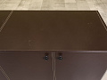 Тумба греденция Кожа Коричневый  ГРЕ-25036