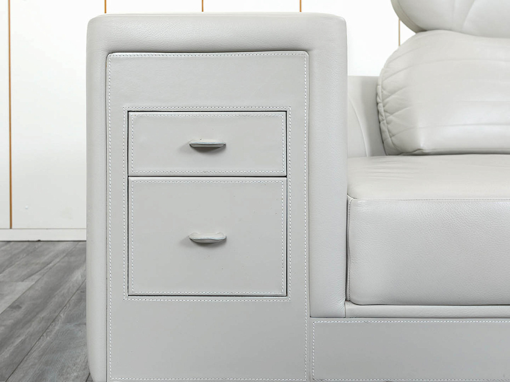 Офисный диван I4 Mariani Кожа Серый Limosine  (ДНКС-17094)