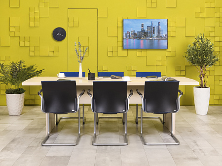 Офисный стол для переговоров ЛДСП Клен  СГПВ-05125